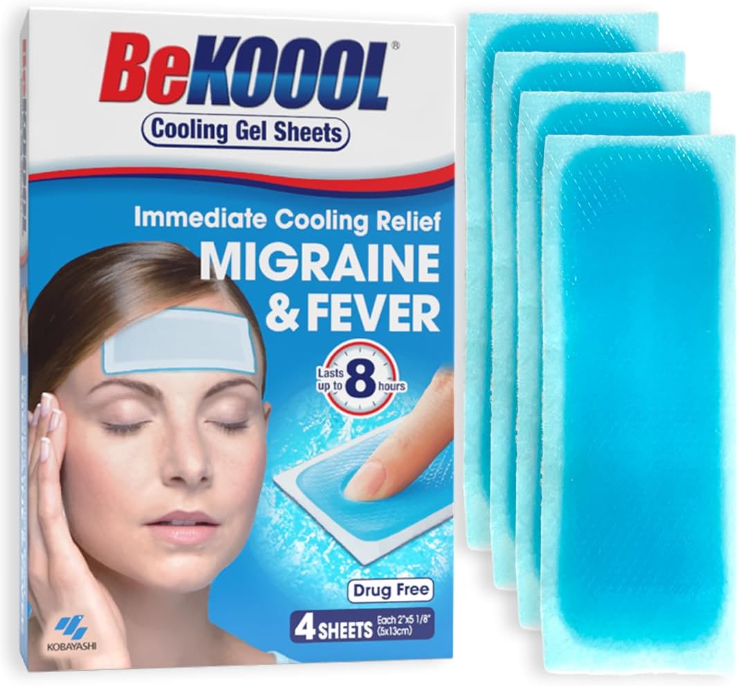 🧊 BeKOOOL Migraine Relief Gel Sheets