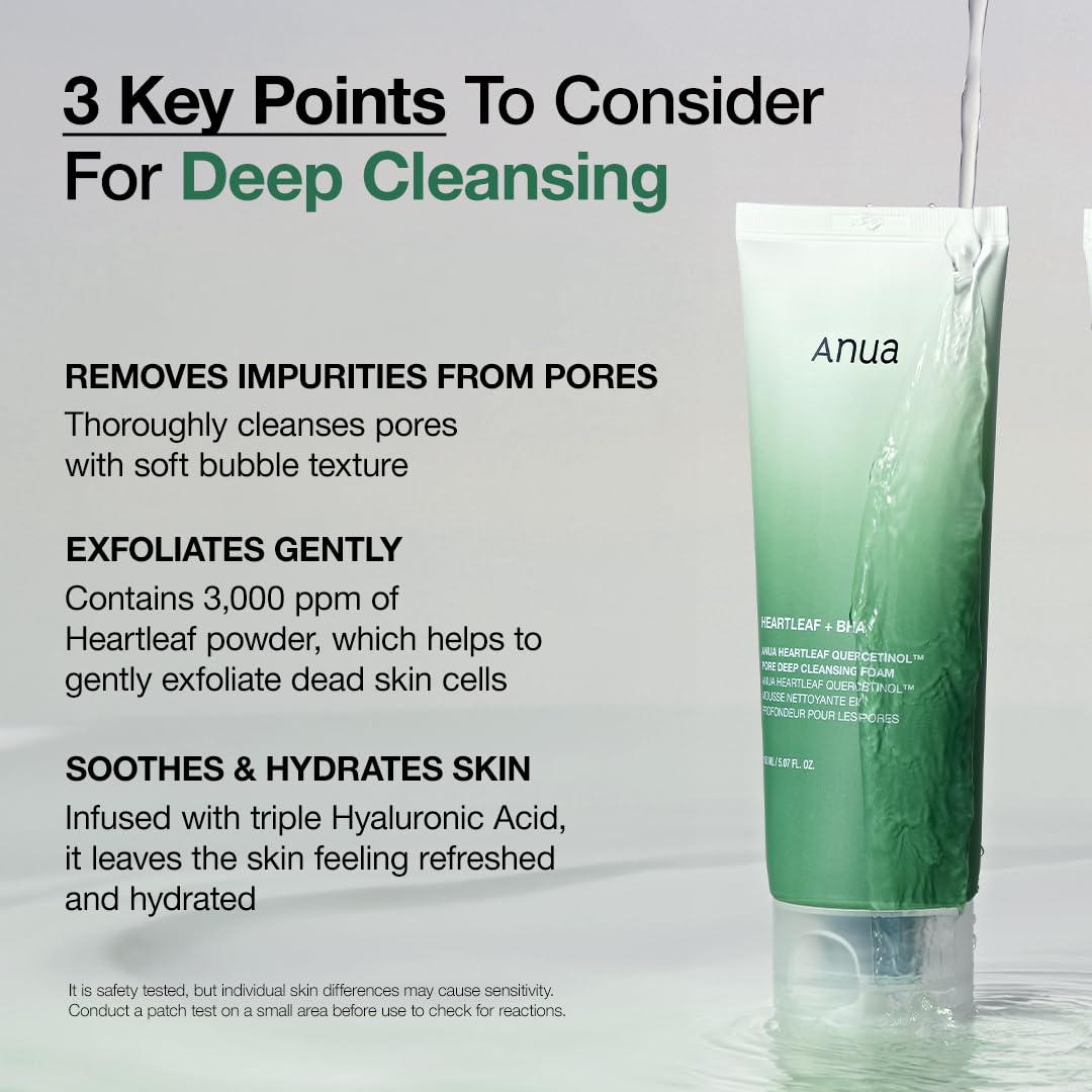 Anua Heartleaf 77% Soothing Foam Cleanser