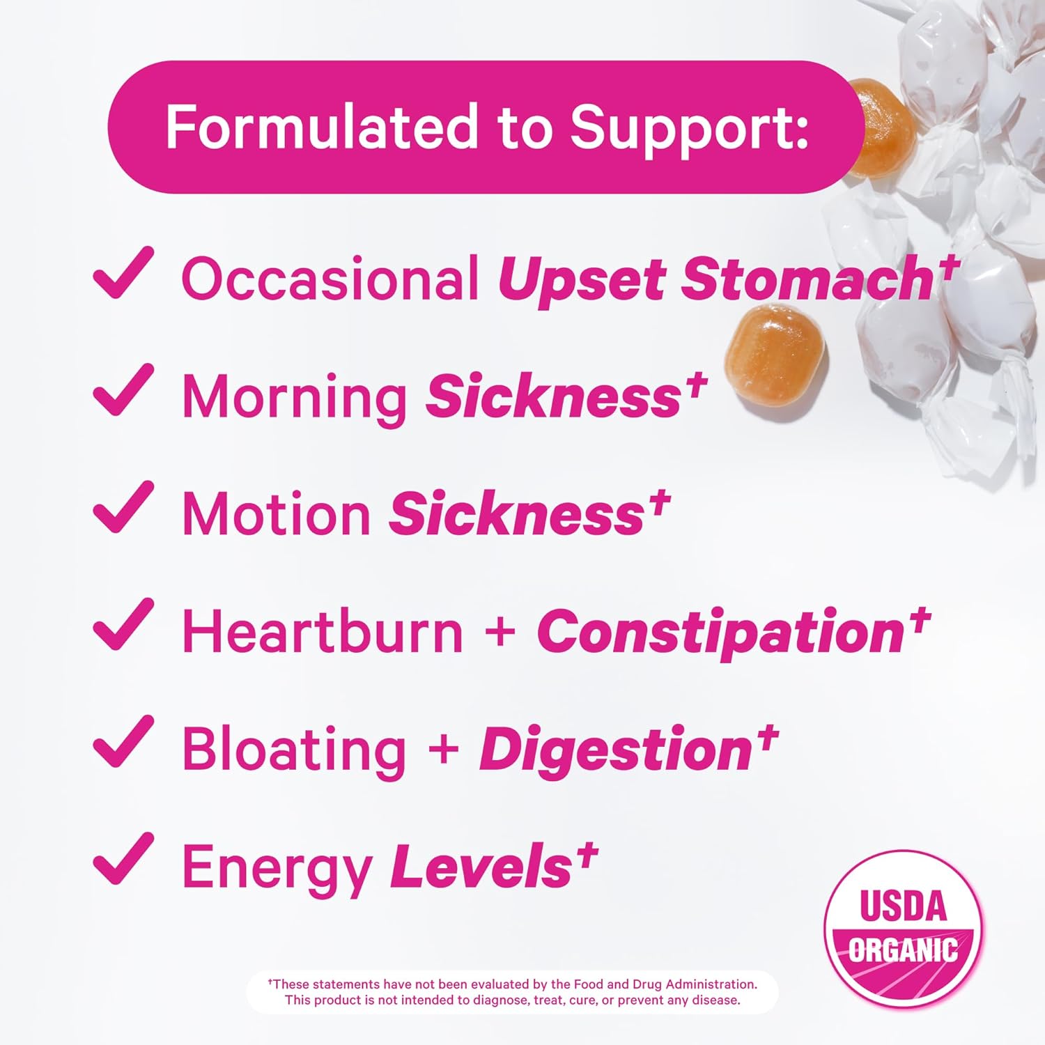 🍬 Pink Stork Morning Sickness Sweets