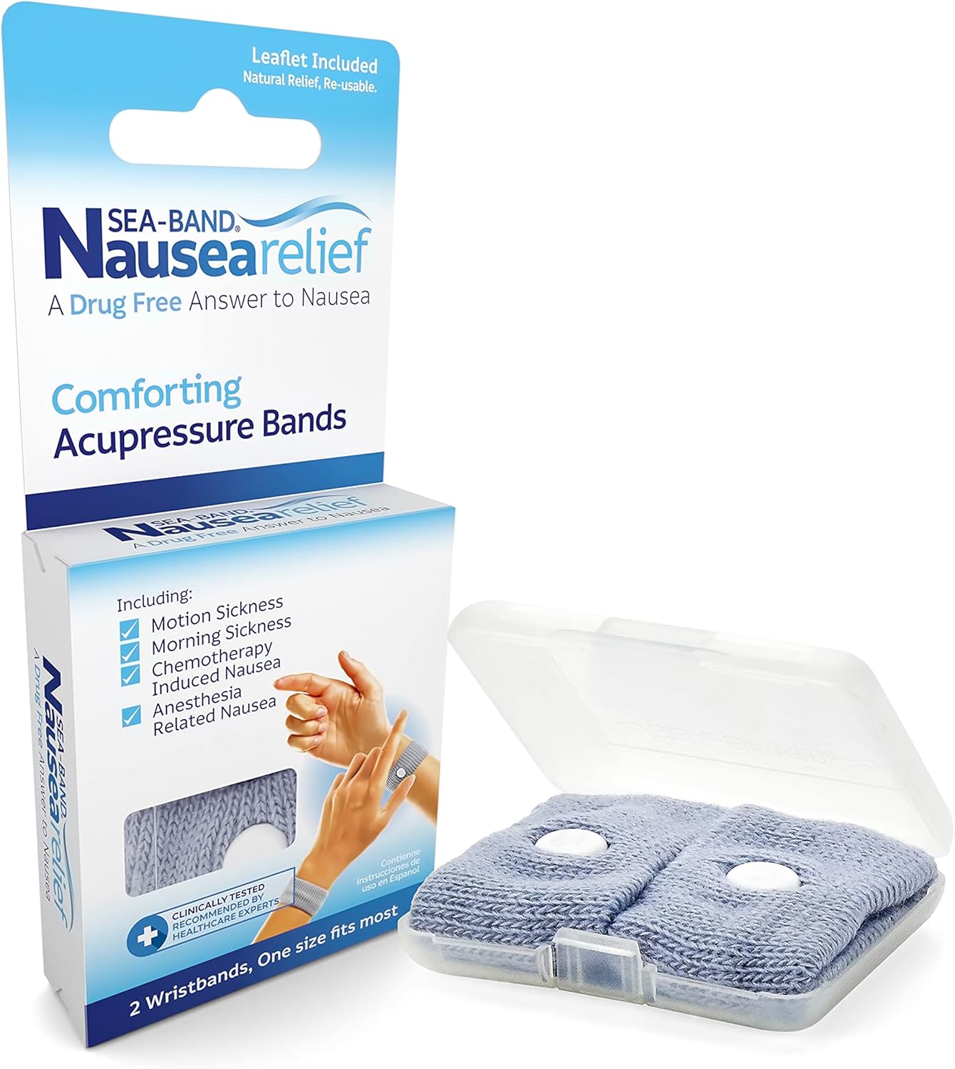 🎯 Sea-Band Anti-Nausea Acupressure Wristbands