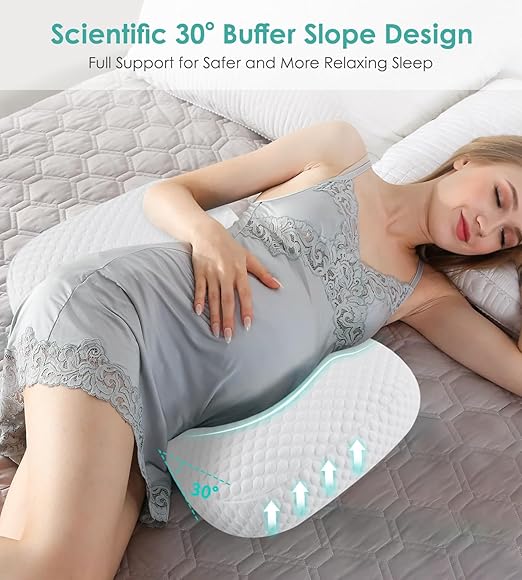 DONAMA Cooling Adjustable Pregnancy Pillow