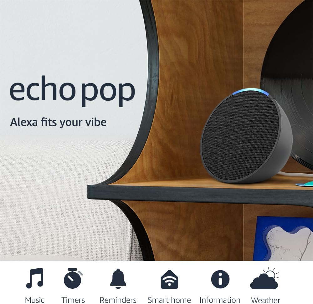 Amazon Echo (4th Gen) — Smart Speaker with Premium Sound & Built-In Smart Home Hub
