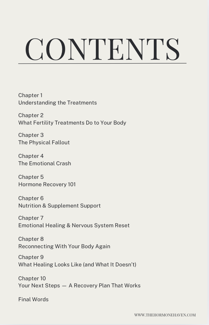 Fertility Fallout Ebook