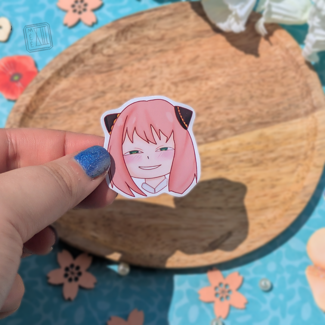 Stickers tête Anya SpyxFamily