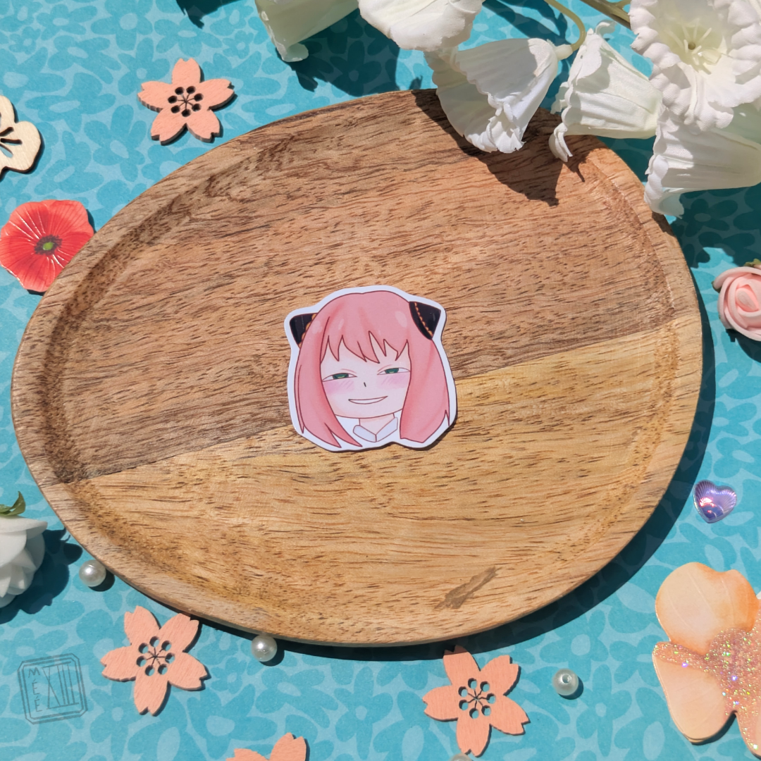 Stickers tête Anya SpyxFamily