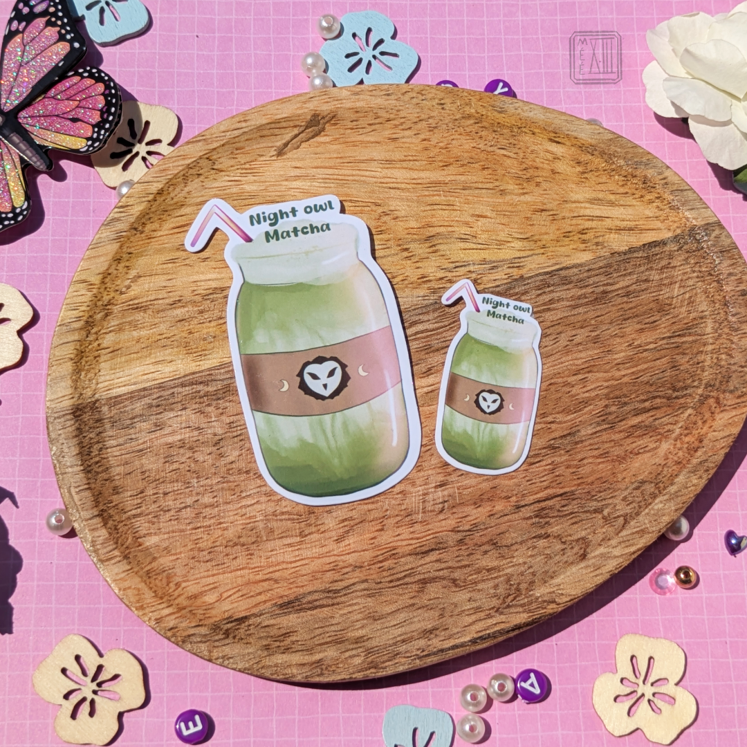 Stickers Night's Owl Matcha