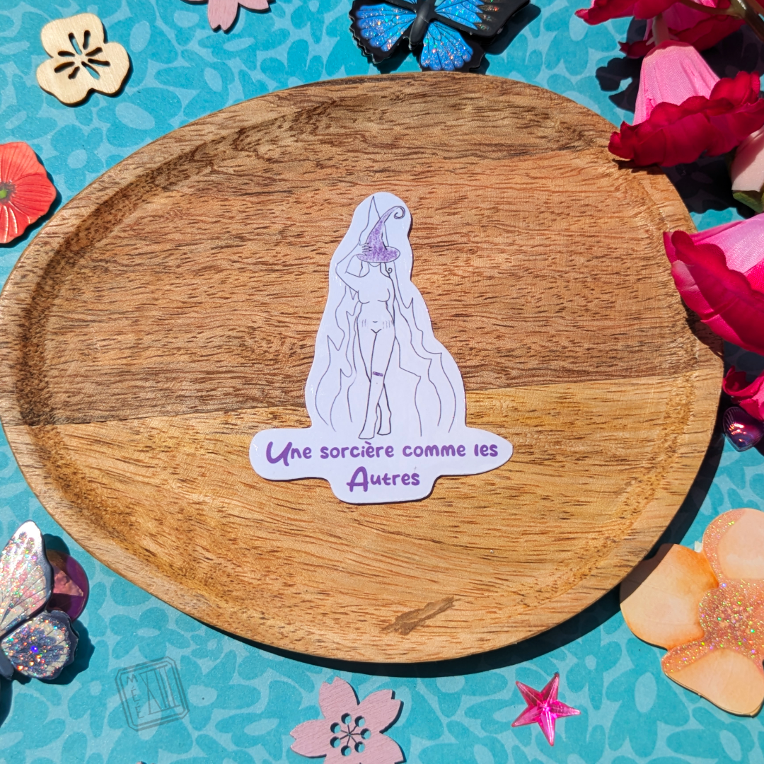 Sticker Une sorcière comme les autres witchy féministe