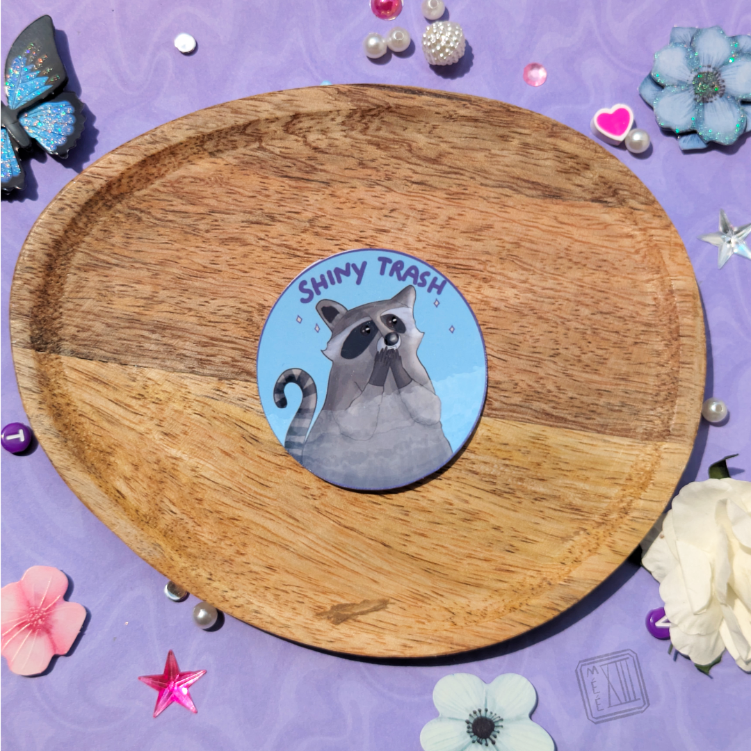 Stickers Raton laveur Shiny Trash 