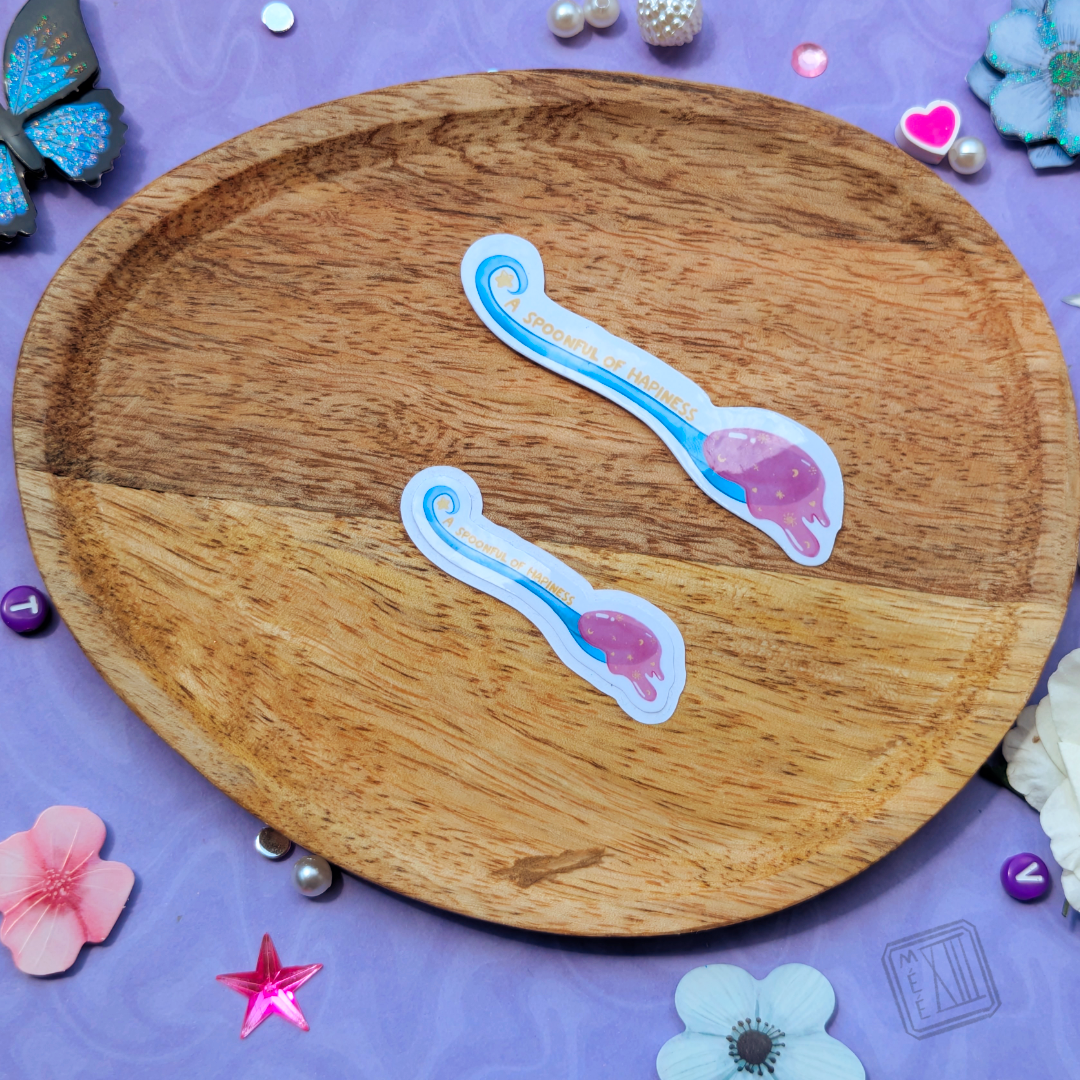 Stickers une cuillère de bonheur