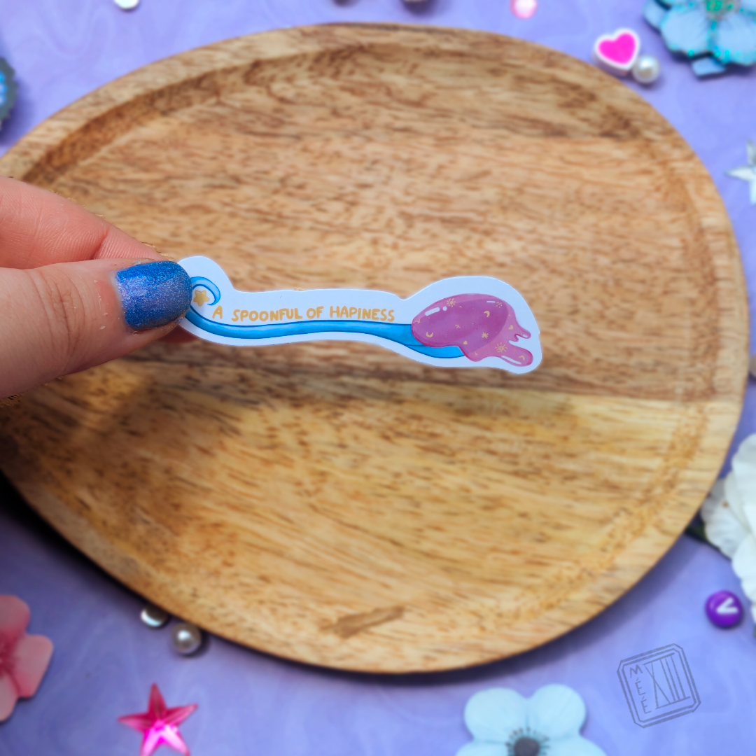 Stickers une cuillère de bonheur