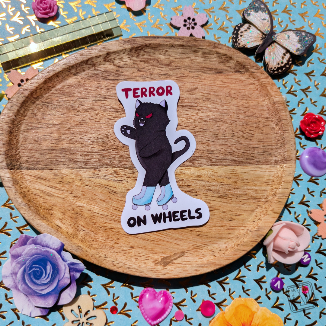 Stickers Chat noir Terror on Wheels