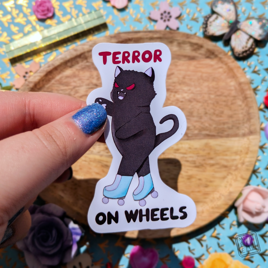 Stickers Chat noir Terror on Wheels