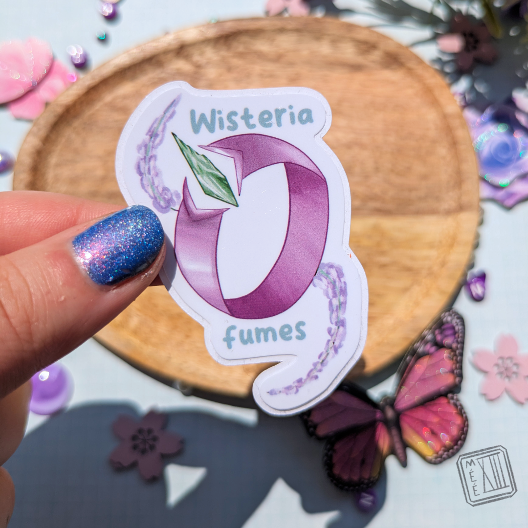 Stickers Wisteria Fumes Bague Demon Slayer