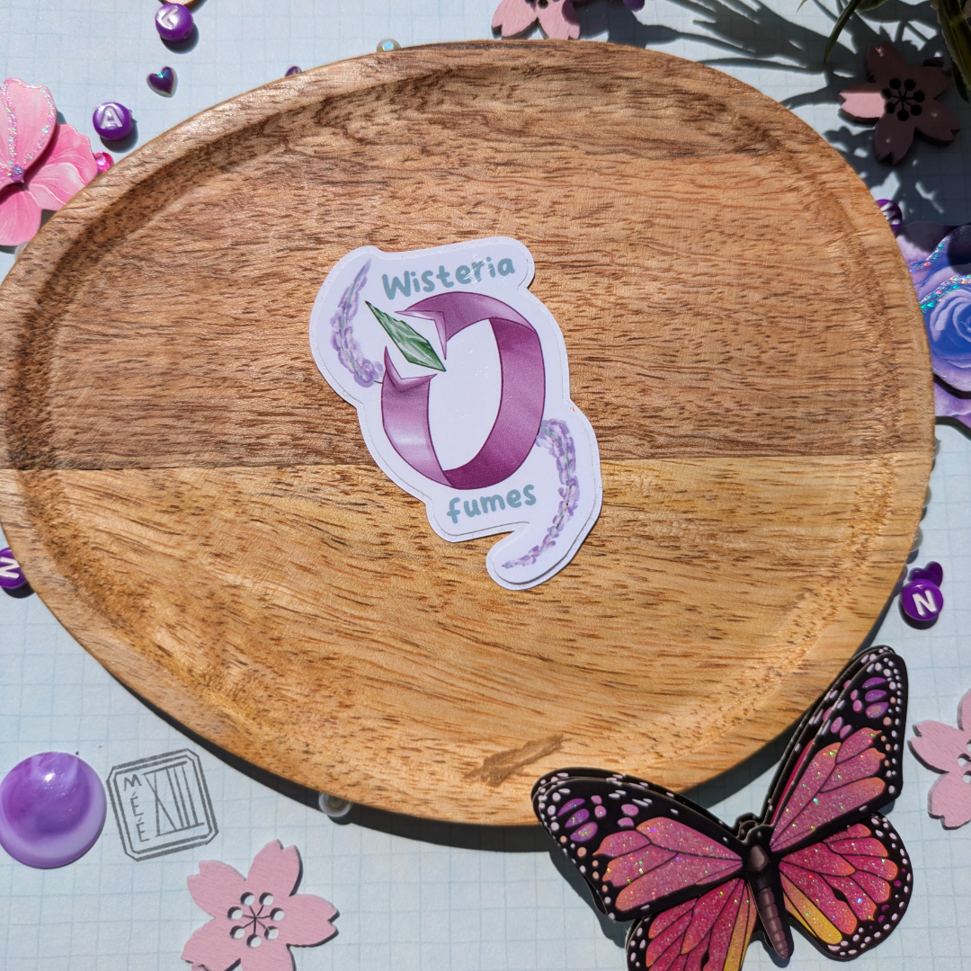 Stickers Wisteria Fumes Bague Demon Slayer