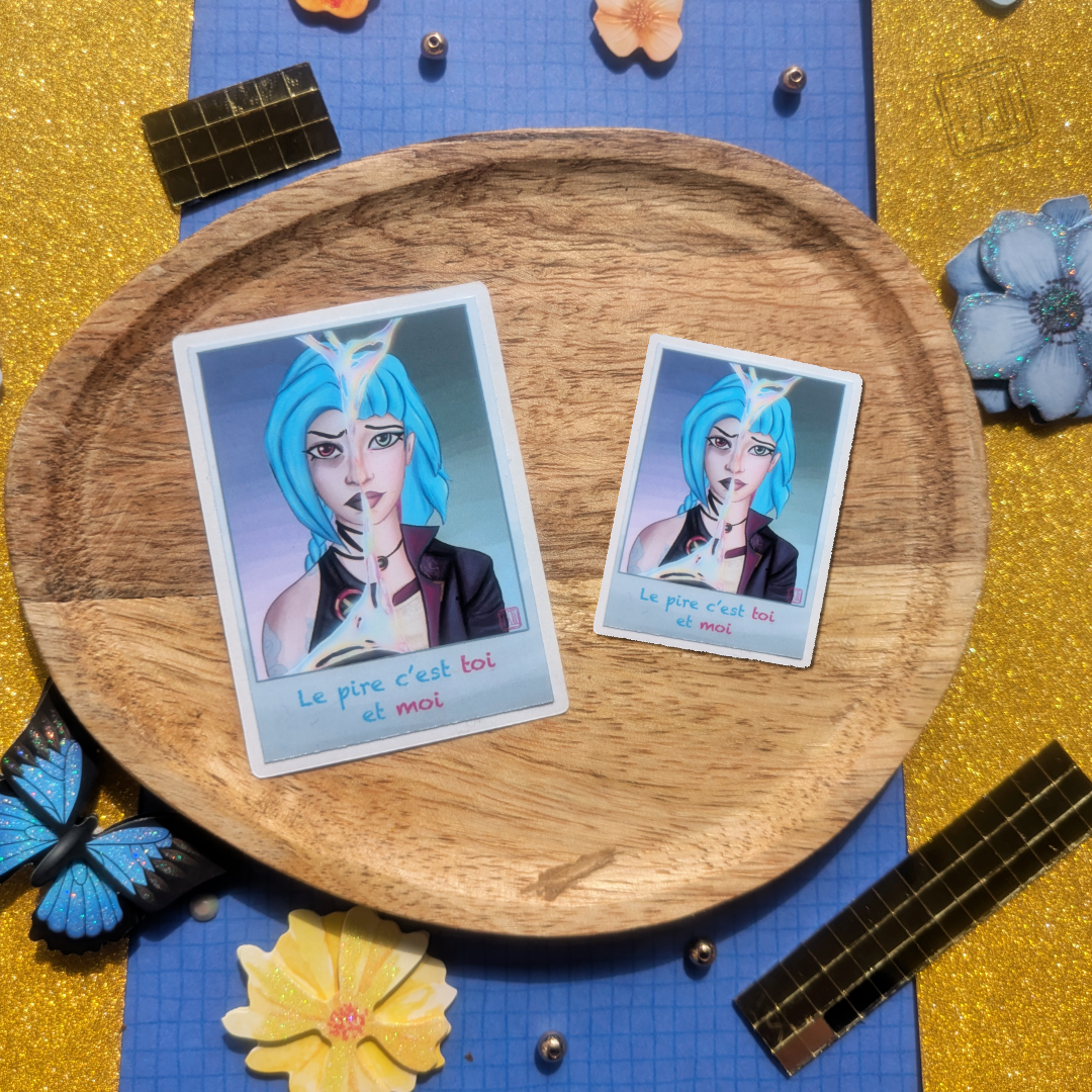 Stickers Arcane Jinx Anomalie League of Legends