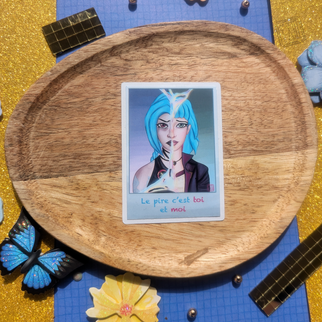 Stickers Arcane Jinx Anomalie League of Legends