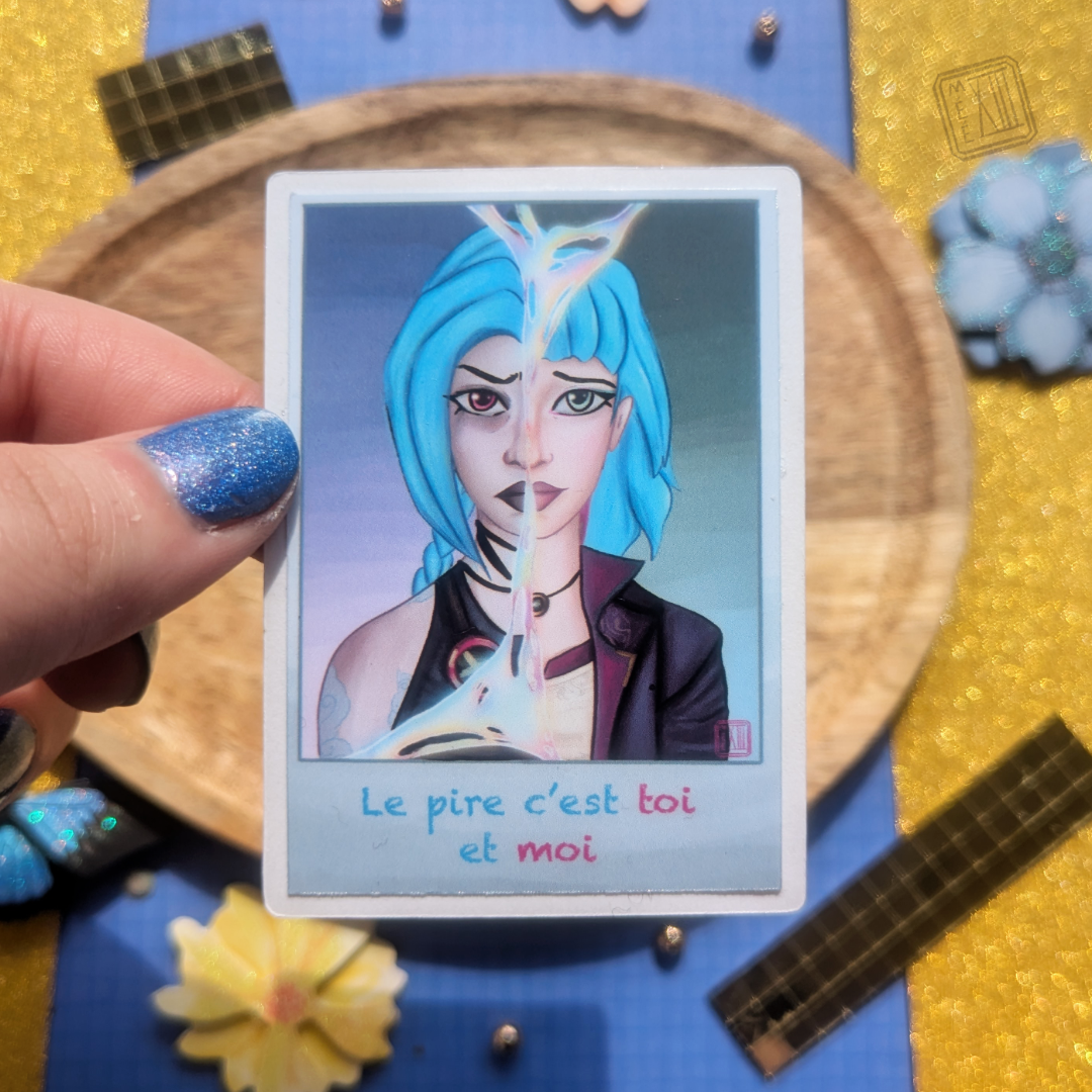 Stickers Arcane Jinx Anomalie League of Legends