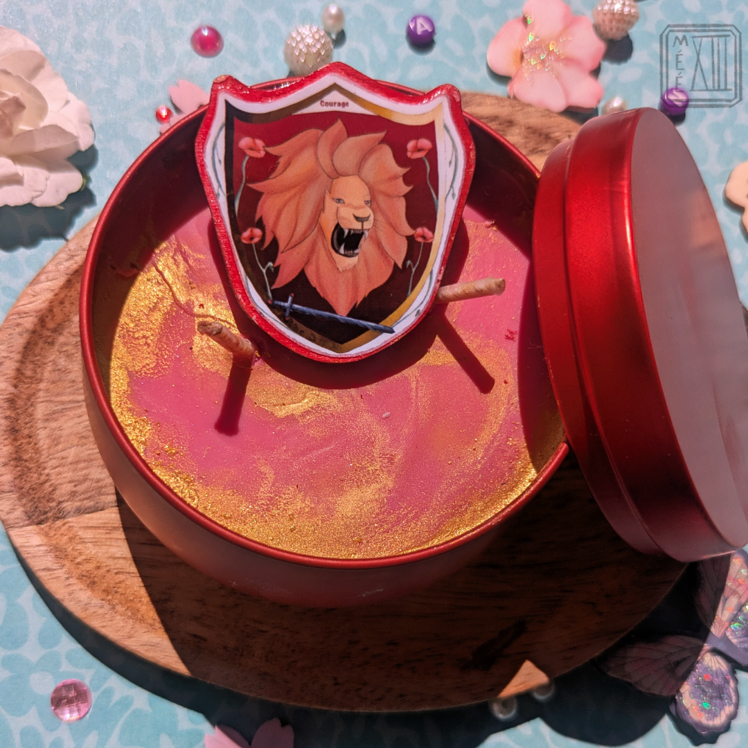 Bougie Maison magique rouge