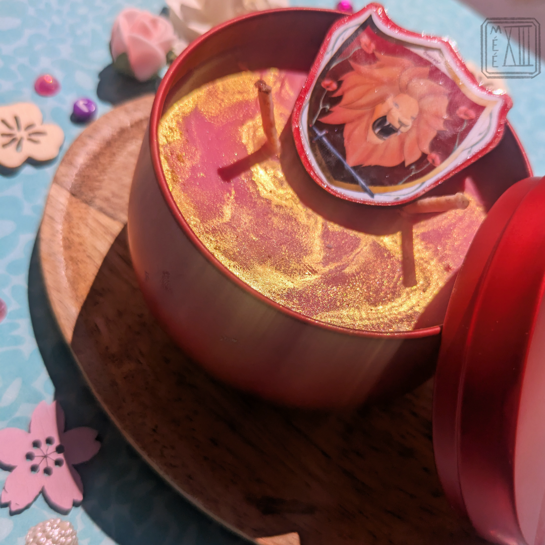 Bougie Maison magique rouge