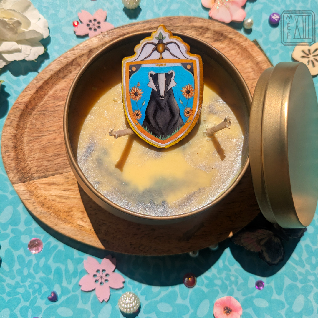 Bougie Maison magique jaune