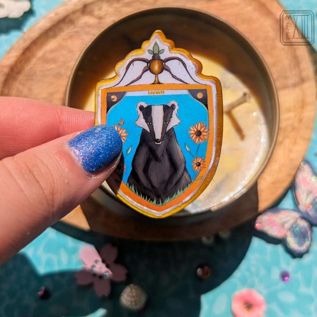 Bougie Maison magique jaune