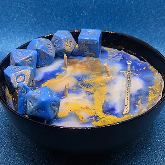 Bougie Jeu de role Paladin DND