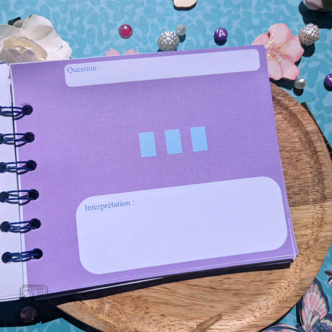 Carnet de Cartomancie the Moon