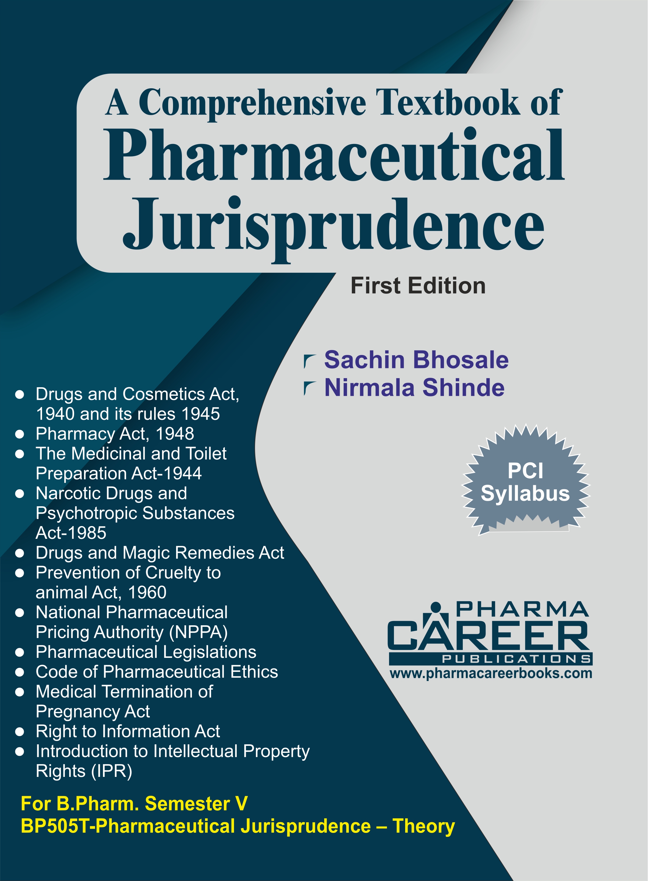 A Comprehensive Textbook of Pharmaceutical Jurisprudence