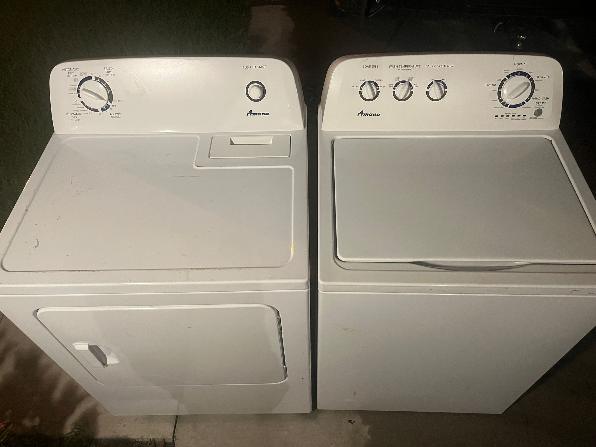 Amana Washer & Dryer Set 
