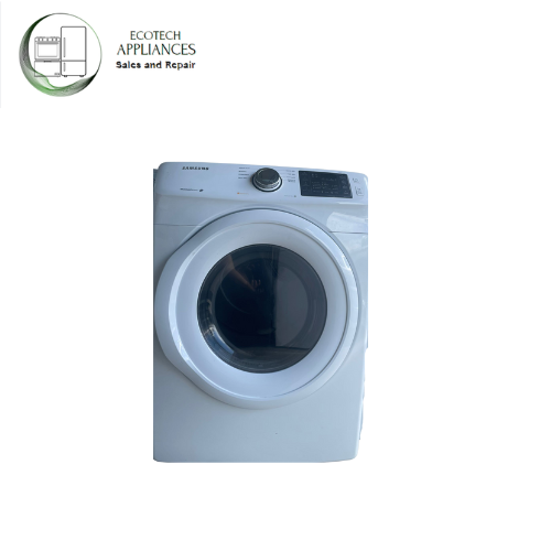 27 Inch Electric Dryer with 7.5 cu. ft. Capacity, 9 Dry Cycles, 4 Temperature Settings, Wrinkle Prevent, Smart Care, Lint Filter Indicator, Reversible Door and Sensor Dry Moisture Sensor