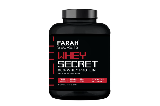 Farah Secrets Whey Protein – Cookies & Cream