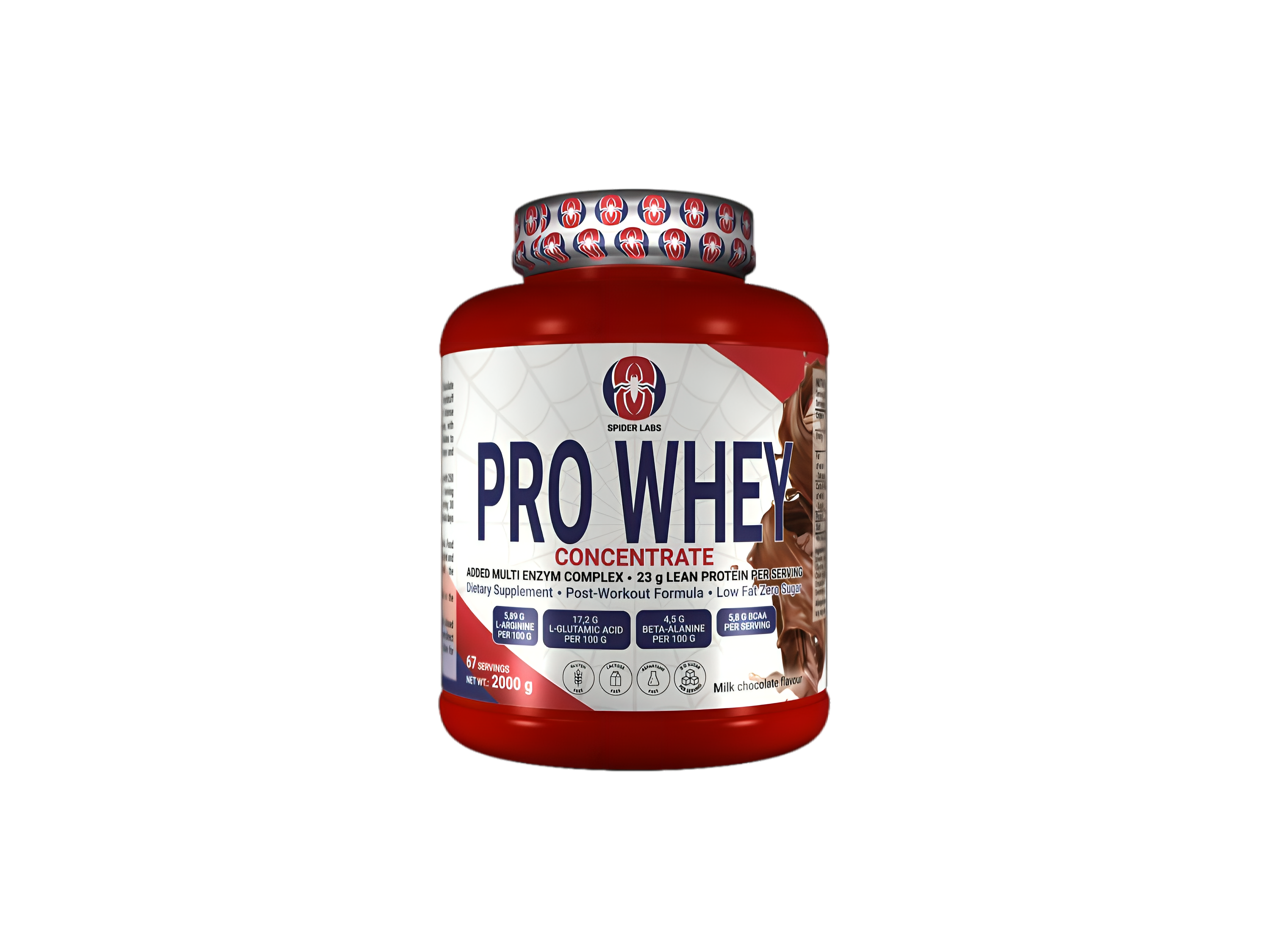 SpiderLabs Pro Whey Milk Chocolate – 2 kg