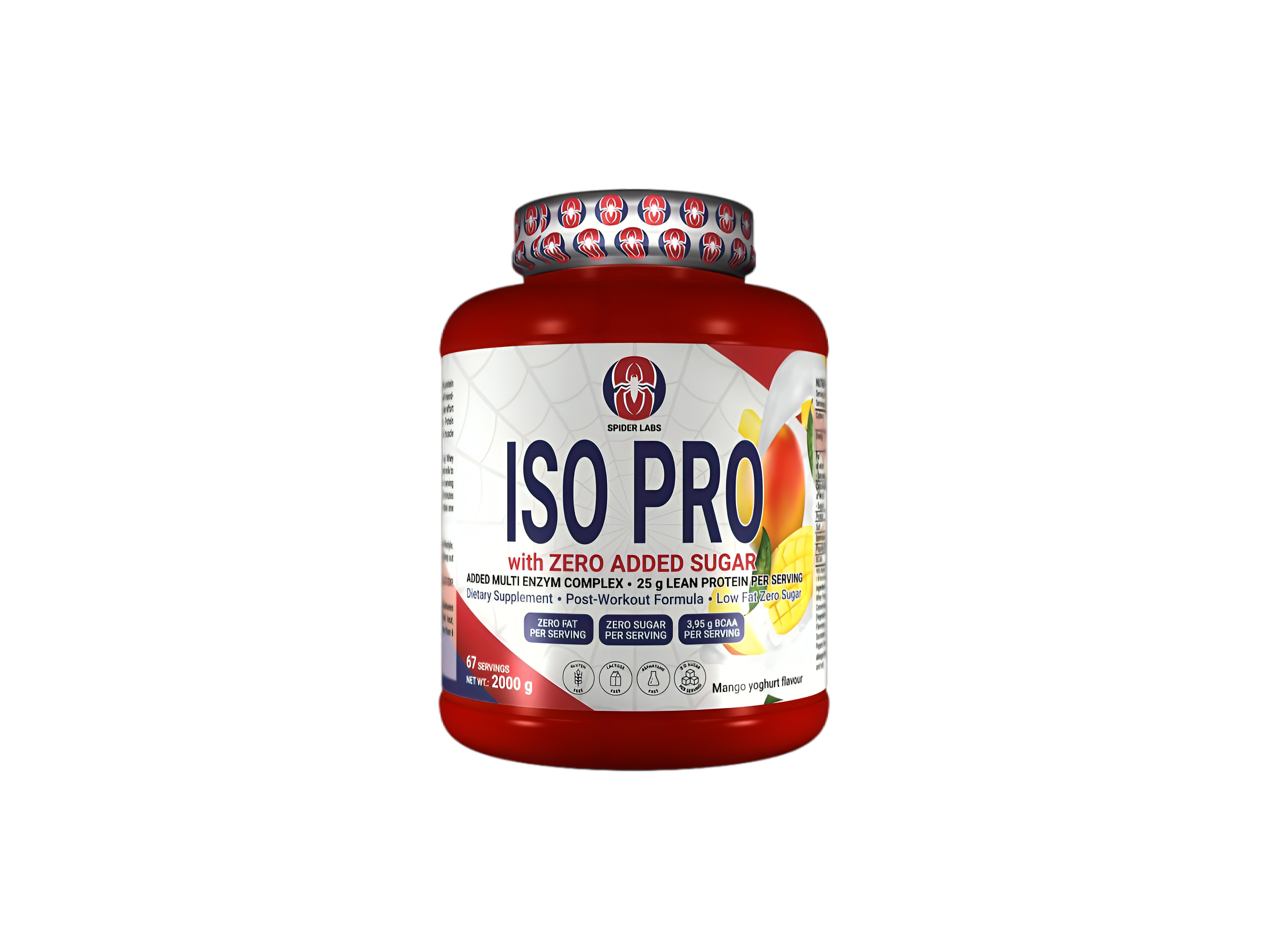 SpiderLabs ISO Whey Protein Mango – 2 kg