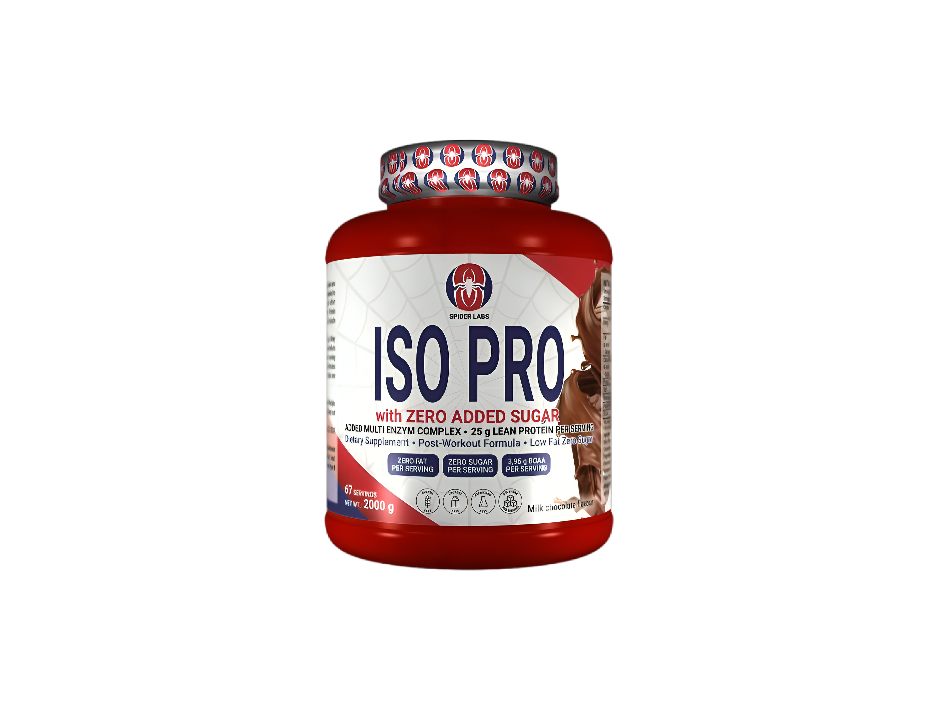 SpiderLabs ISO Whey Protein Milk Chocolate – 2 kg