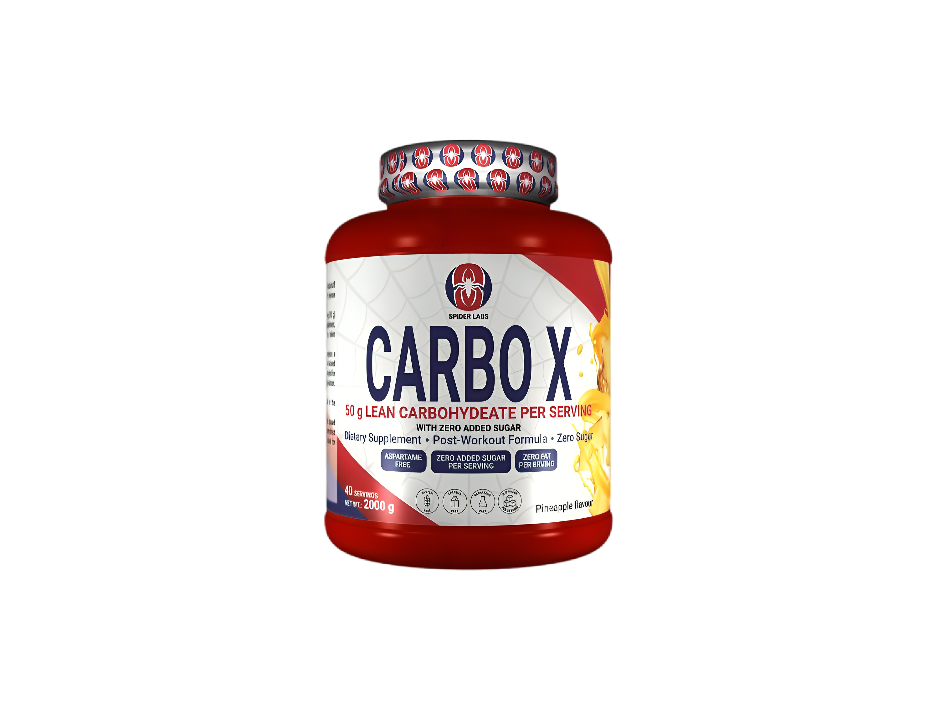 SpiderLabs CARBO X – Pineapple Flavour – 2 kg