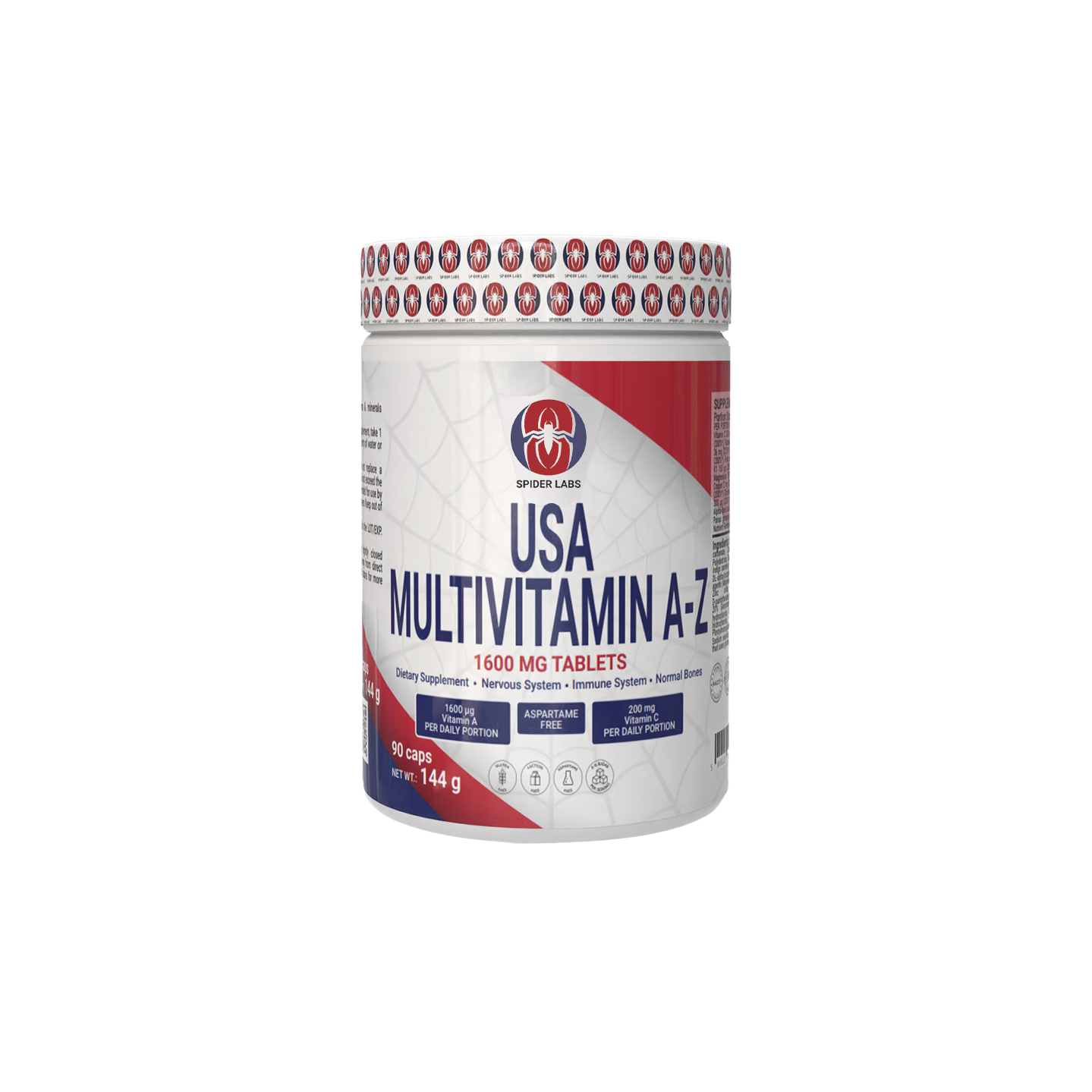 SpiderLabs Multivitamin A-Z – 90 Tablets