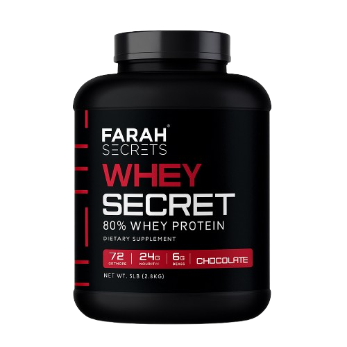 Chocolate Whey Protein Concentrate – 2.3kg by Farah Secrets