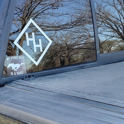 Custom Reflective Livestock Brand Decal