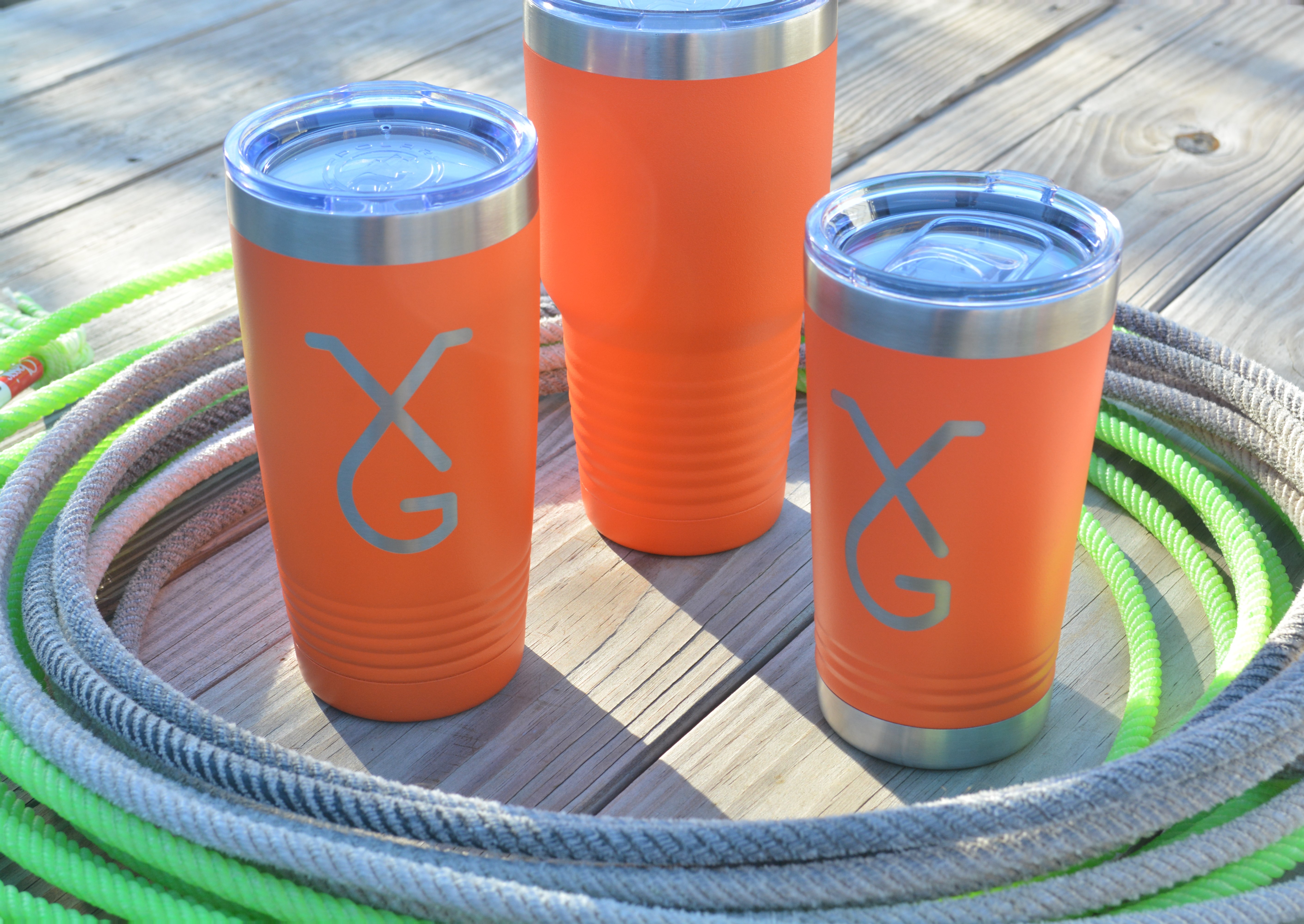 Custom Engraved Cattle Brand Tumbler