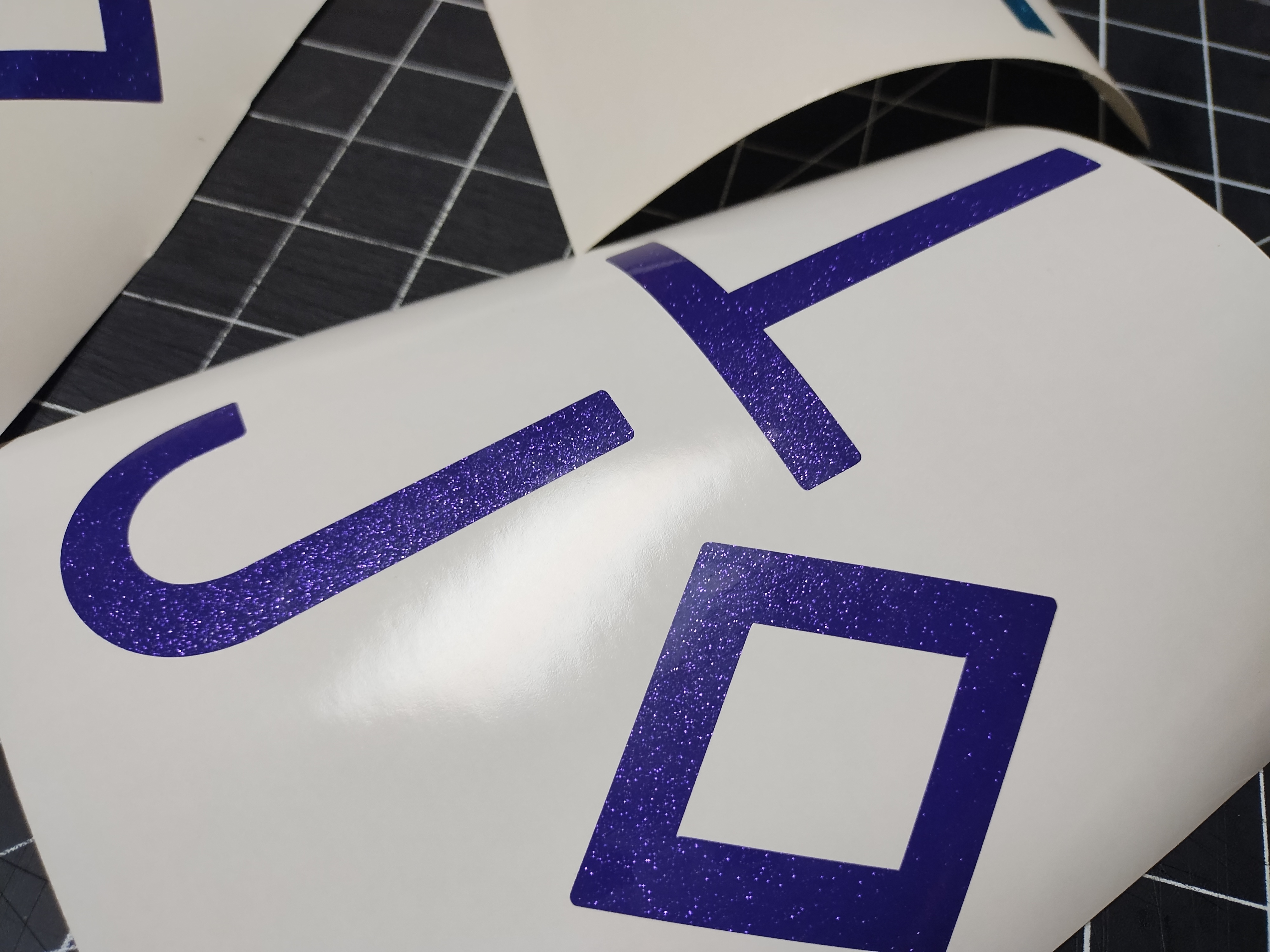 Custom Glitter Livestock Brand Decal