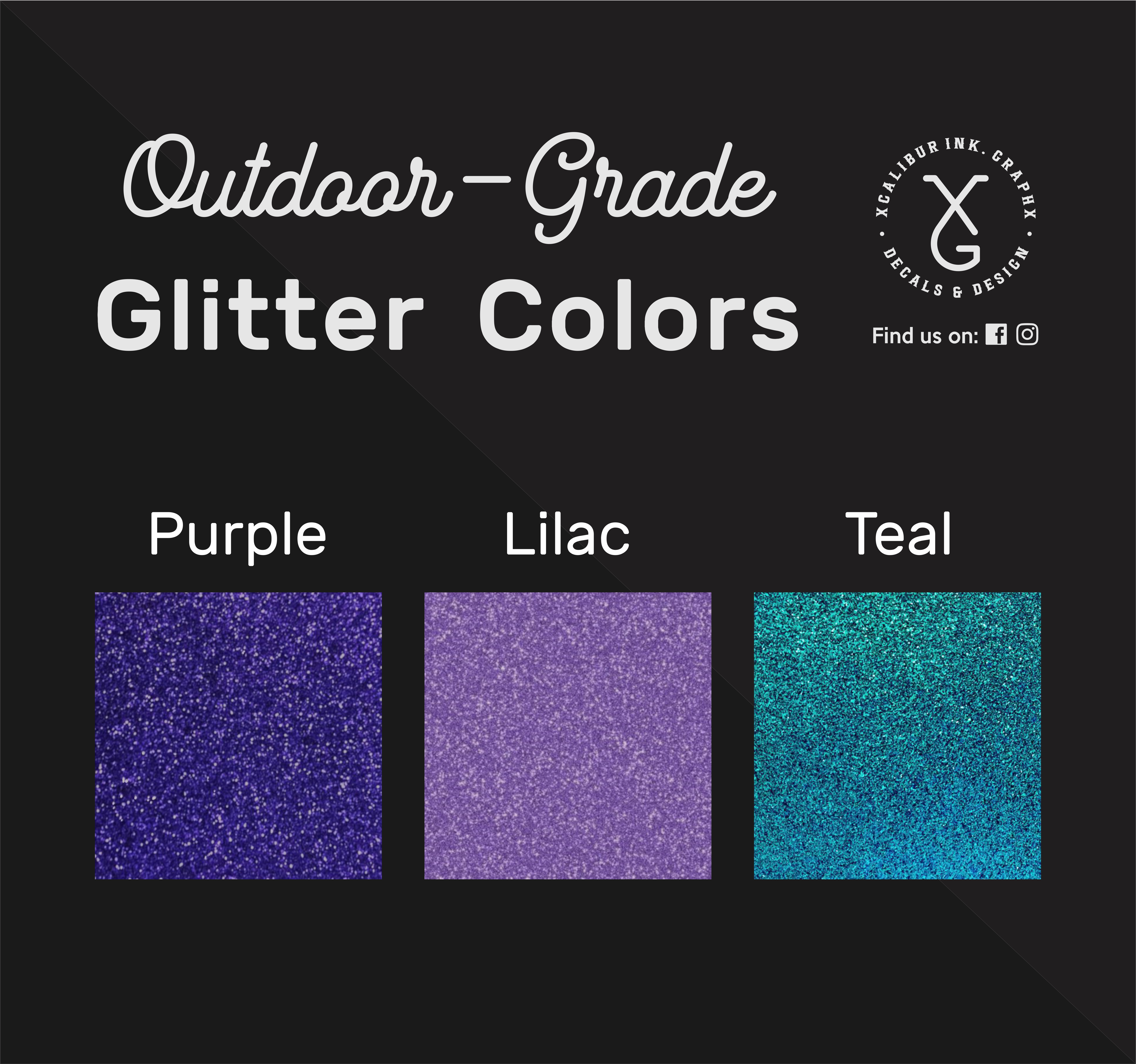 Custom Glitter Livestock Brand Decal