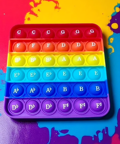 Scale Pop It! (Practice Aid!)