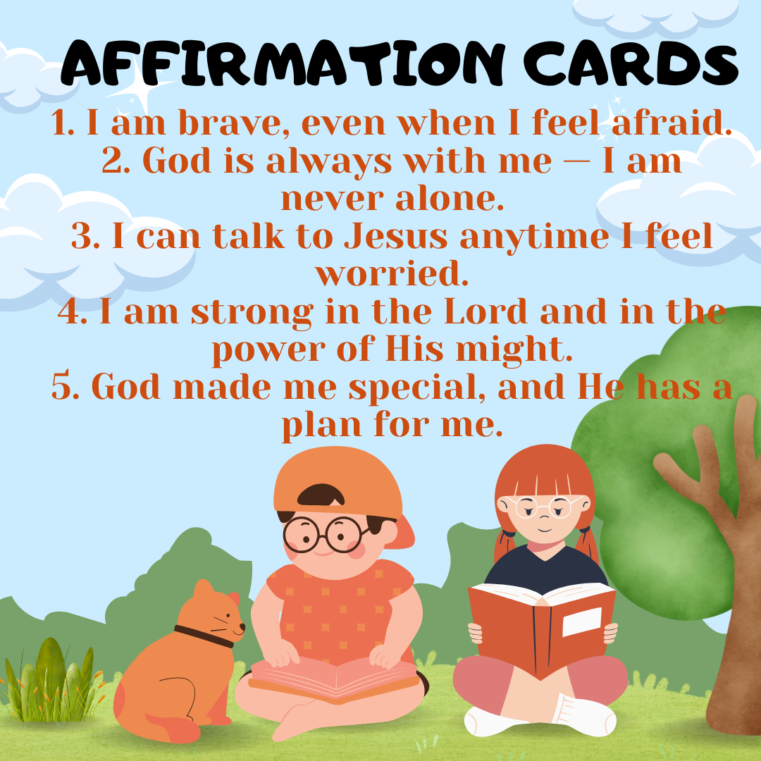 Brave Little Benny's Affirmations Card