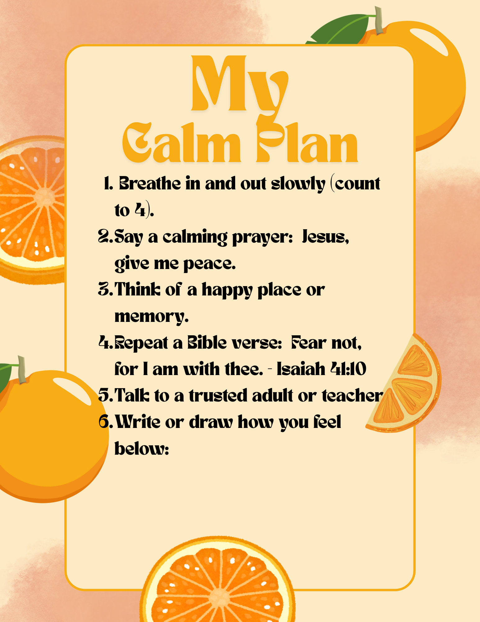 Brave Little Benny's My Calm Plan Video 02