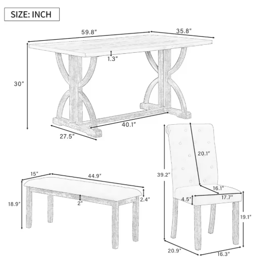 Modern Dining Table Set