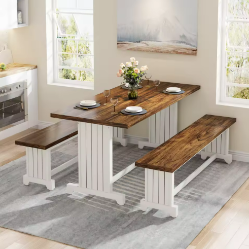 Rustic Wooden Dining Set