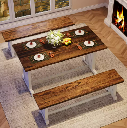 Rustic Wooden Dining Set