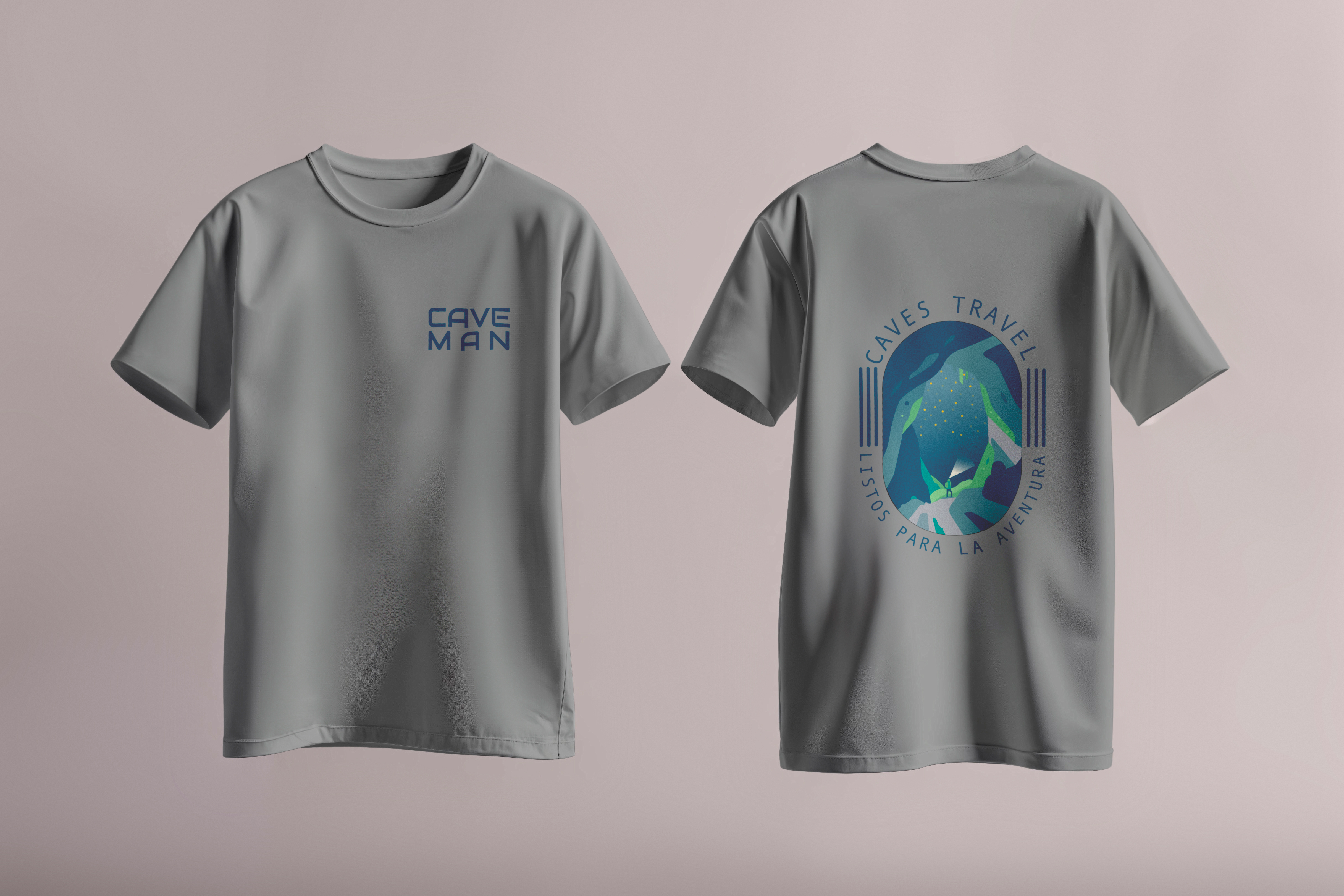 Playera logo CAVEMAN