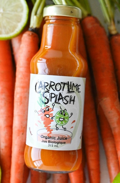 Carrot Lime Splash Organic Juice Blend