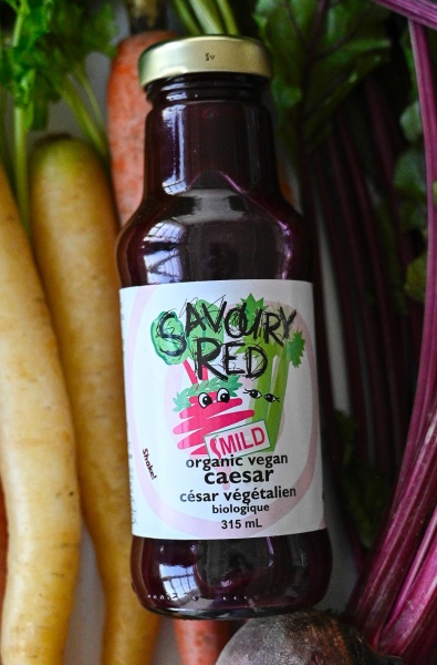 Savoury Red Mild Vegan Caesar Juice Blend